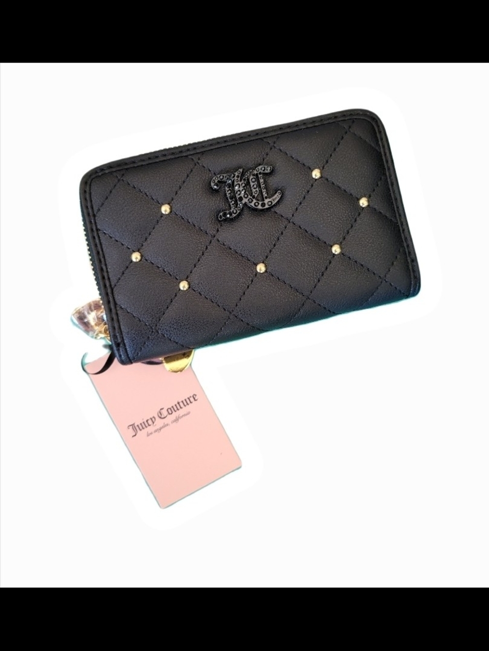 Juicy Couture Black Quilted Wallet